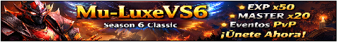 Banner for mu luxevs6.lgserver MU Online server