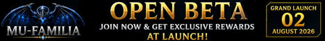 Banner - MU-FAMILIA X1000 OPEN BETA BEFORE LAUNCH