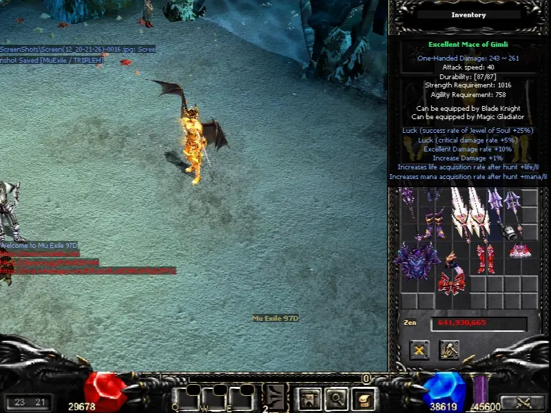 Screenshot van muexile