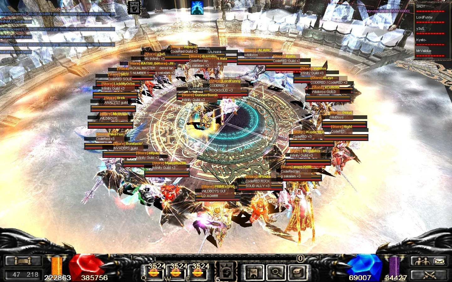 InfinityMU x9999 – Top S3 PvP Server screenshot