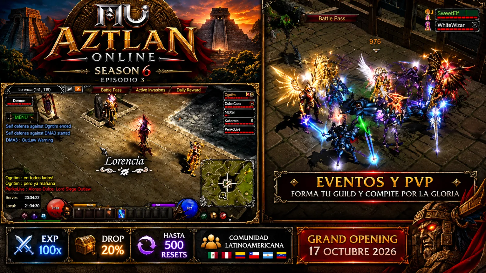 Mu Aztlan Online screenshot