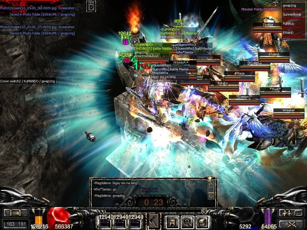 InfinityMU x9999 – Top S3 PvP Server screenshot