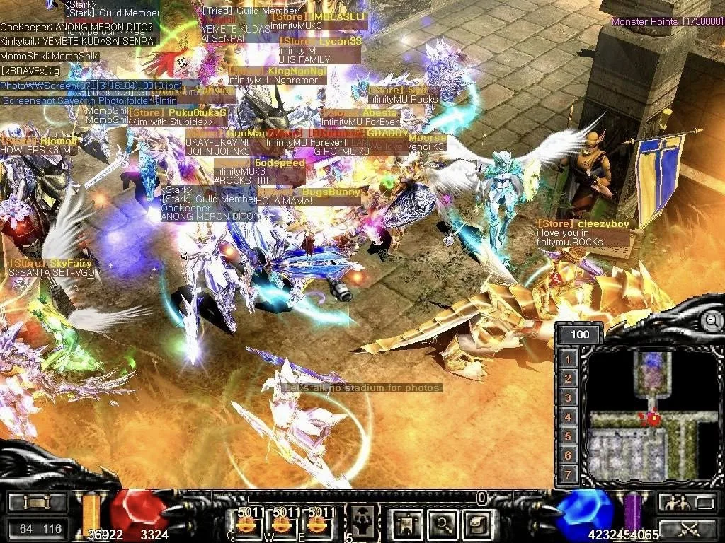 InfinityMU x9999 – Top S3 PvP Server screenshot