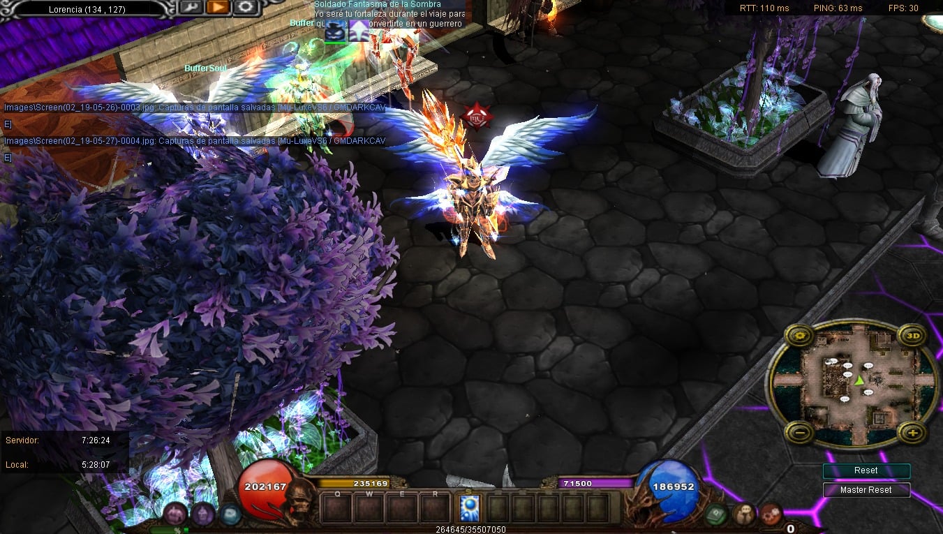 Screenshot of mu luxevs6.lgserver