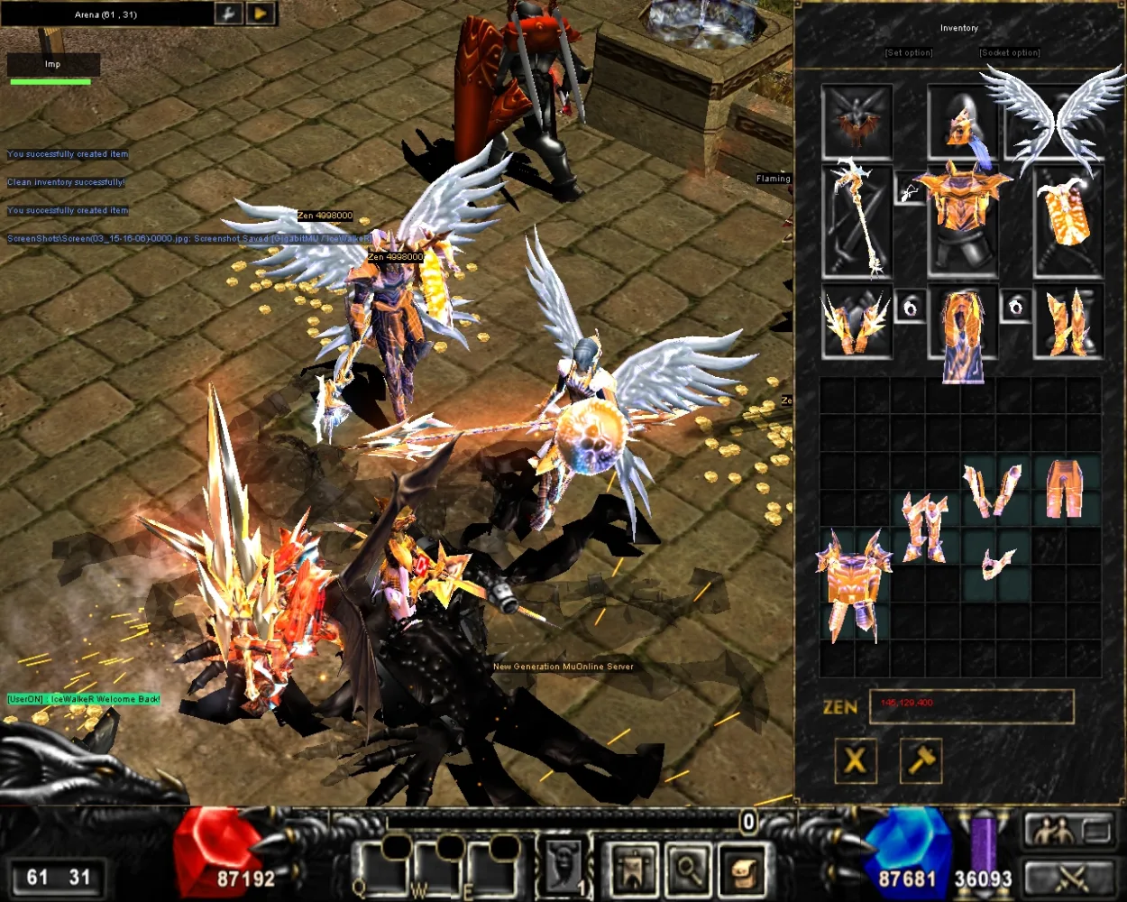 Gigabit MuOnline Server screenshot