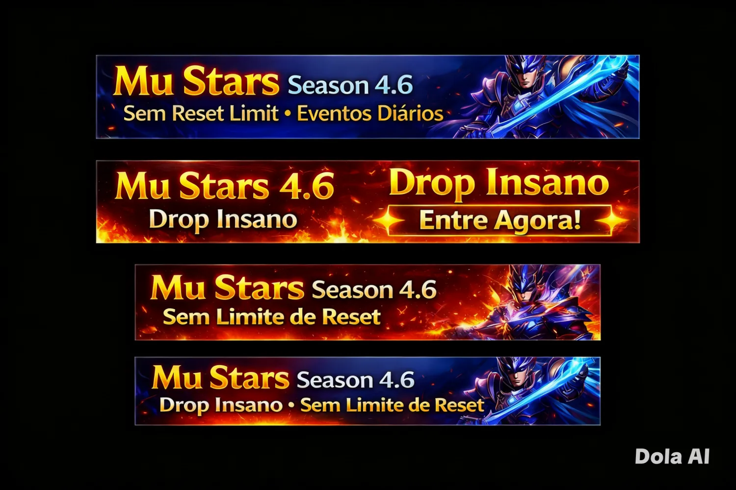 Zrzut ekranu MU Online, Season 4, 4.6, x300, Easy, PvP, Eventos Diários, Sem Reset Limit, Drop Alto, Brasil, MMOR