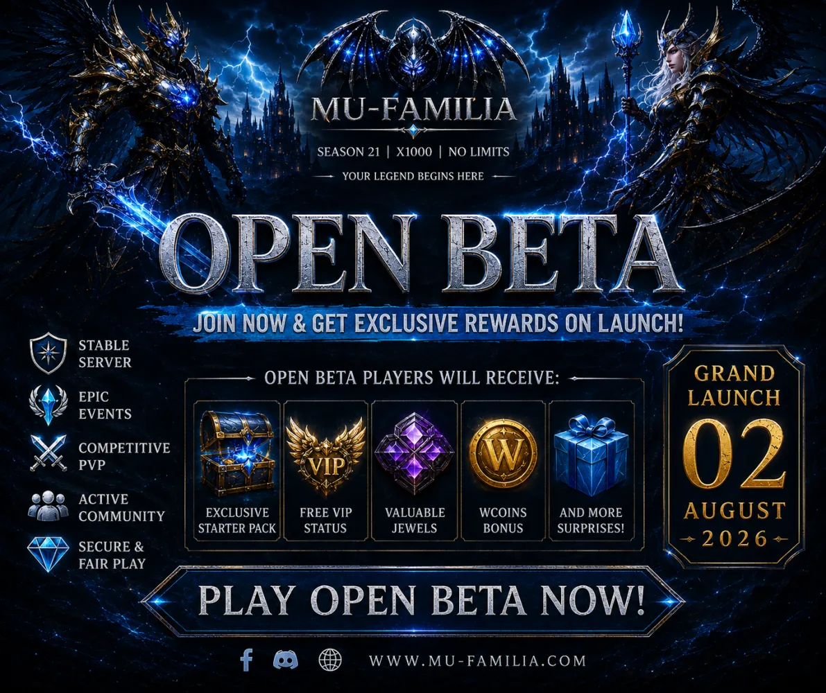 MU-FAMILIA X1000 OPEN BETA BEFORE LAUNCH screenshot