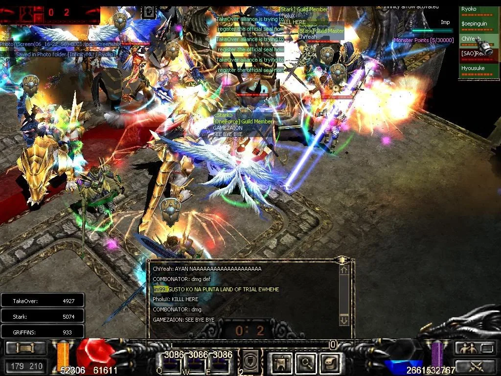 InfinityMU x9999 – Top S3 PvP Server screenshot
