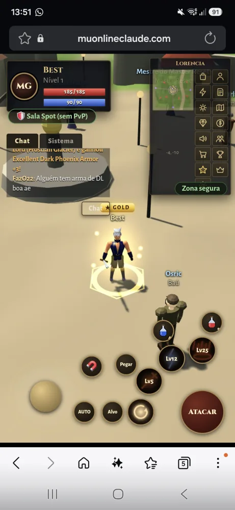 Muonline Claude screenshot