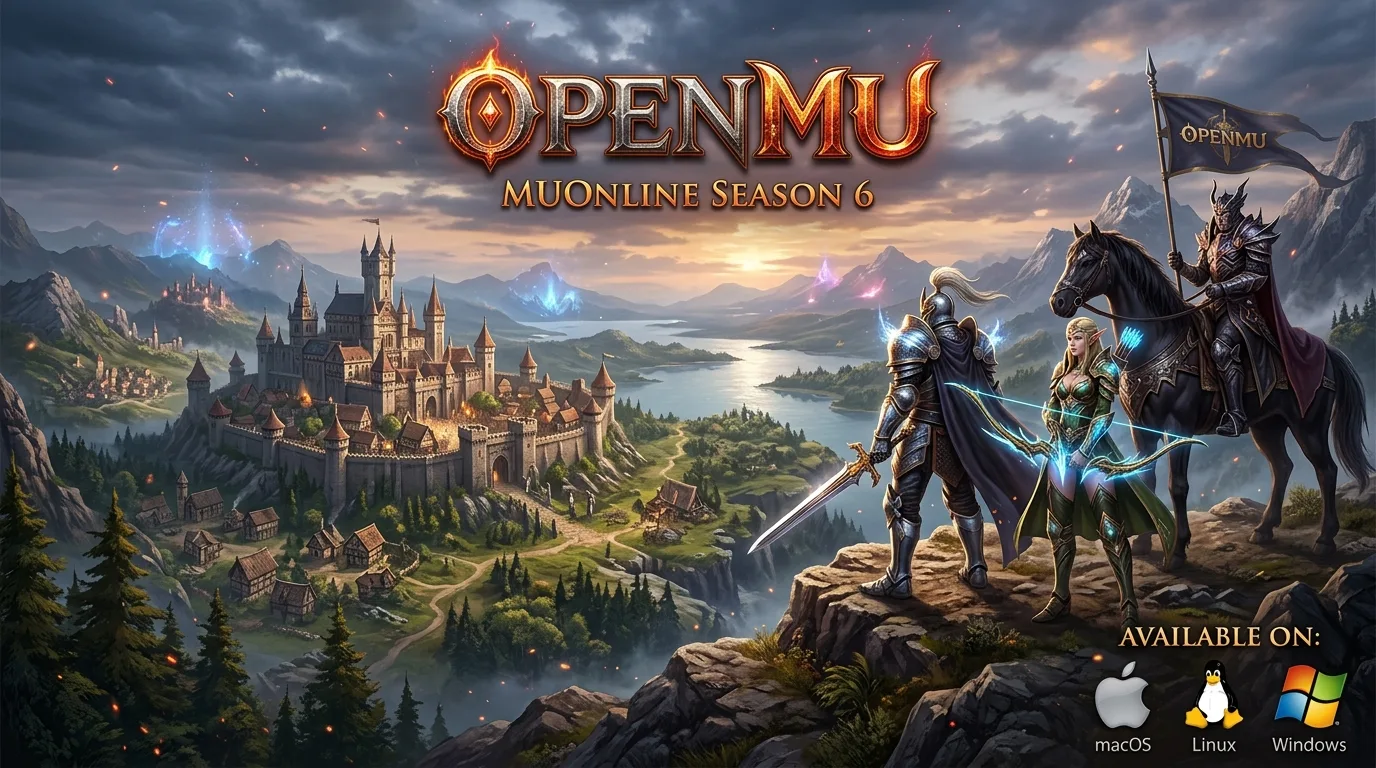 Screenshot van OpenMU